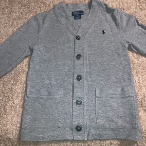 Polo cardigan sweater